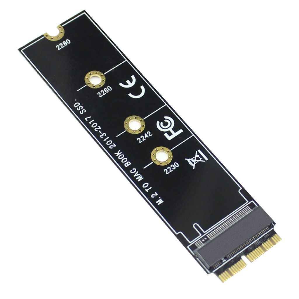 Thẻ Chuyển Đổi XT-XINTE M key M.2 Cho NGFF PCIe SSD Apple MACBOOK Air 2013~2017 A1465 A1466 Pro A1398 A1502 A1419 2230-2280 SSD
