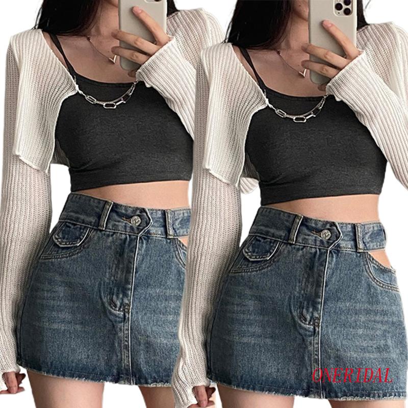 Áo Cardigan Dệt Kim Tay Dài Dáng Ôm Phong Cách Thời Trang Hàn Quốc Dành Cho Nữ