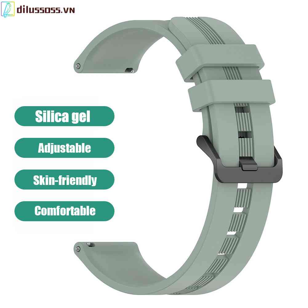 Dây Đeo Thay Thế Chất Liệu Silicon Màu Trơn Cho Samsung Gear S3 Classic / Galaxy Watch 5