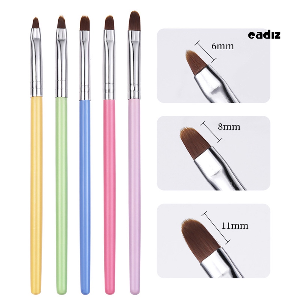 Cọ Vẽ Móng Tay Nghệ Thuật Bằng Sợi Nylon Siêu Nhẹ Có Thể Tái Sử Dụng