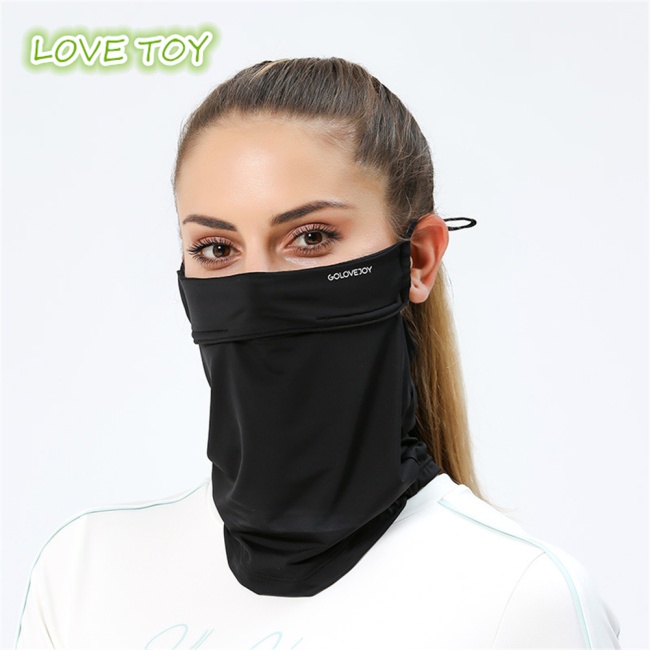 Khẩu Trang Chống Nắng Chống Tia uv Bằng Vải Lụa Mát Dành Cho Nữ