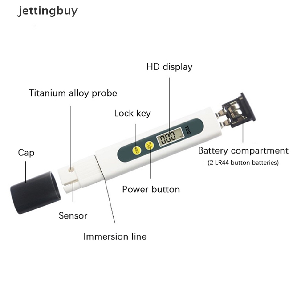 Bút Kiểm Tra Độ PH 0.01 Tds Ec PH 0-14