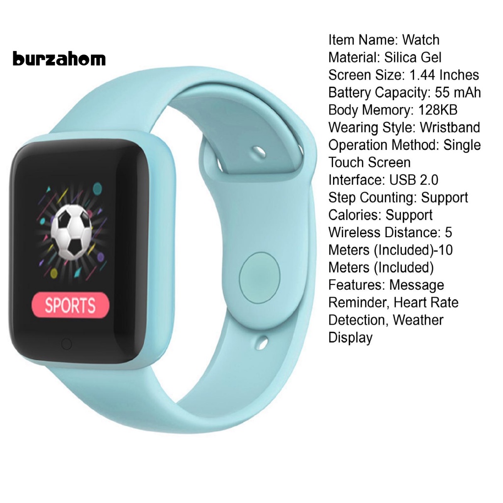 Bộ Đồng Hồ Thông Minh Đơn Điều Khiển Cảm Ứng HD Theo Dõi Sức Khỏe