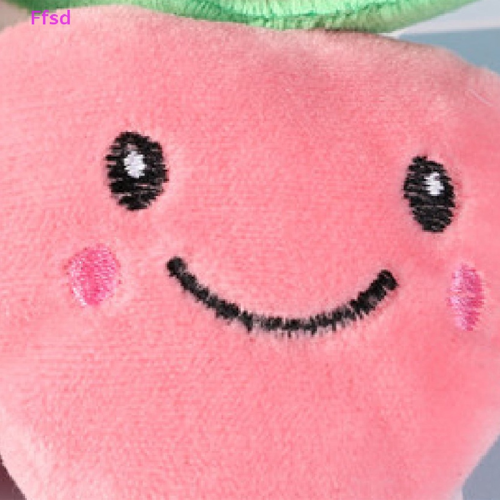 {Ffsd} Set 2 Ghim Cài Quần Áo Bằng Vải Bông Xù Dòng Trái Cây Hoạt Hình Dễ Thương * Bán