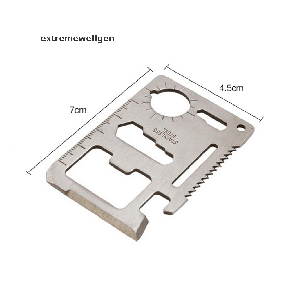 Thẻ Tín Dụng Sinh Tồn Bỏ Túi 11 Trong 1 Tiện Dụng