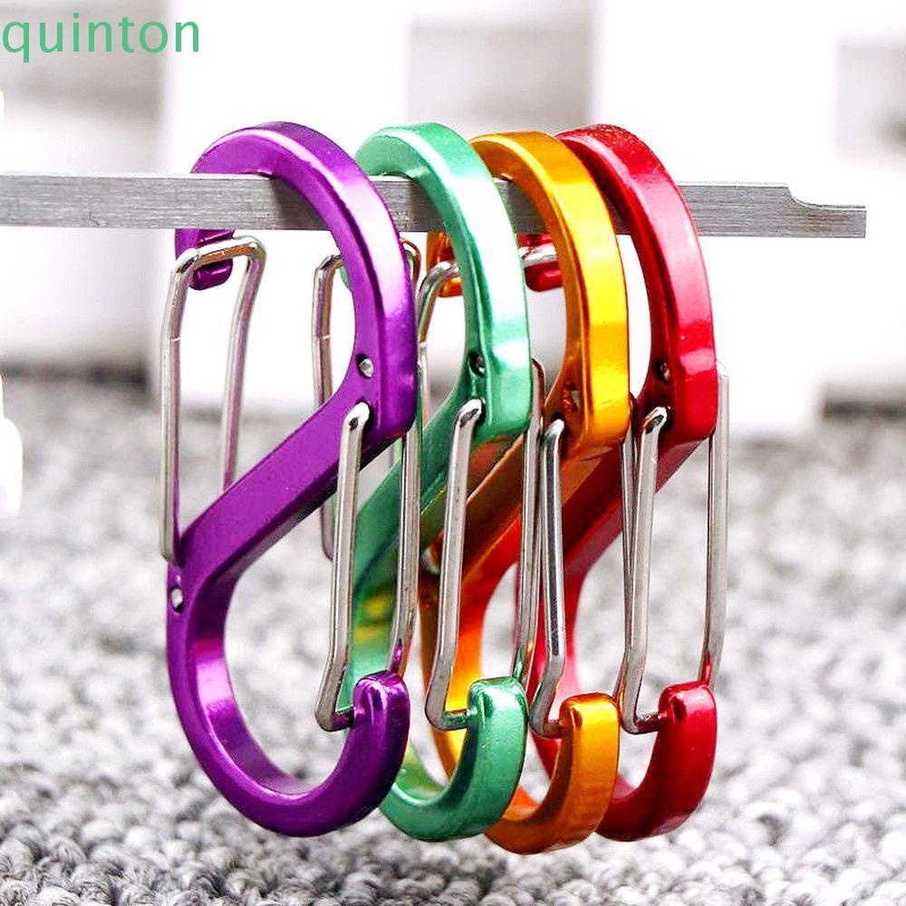 Móc Khóa Carabiner Hình Chữ S Đa Năng Dùng Cho Các Hoạt Động Thể Thao Ngoài Trời