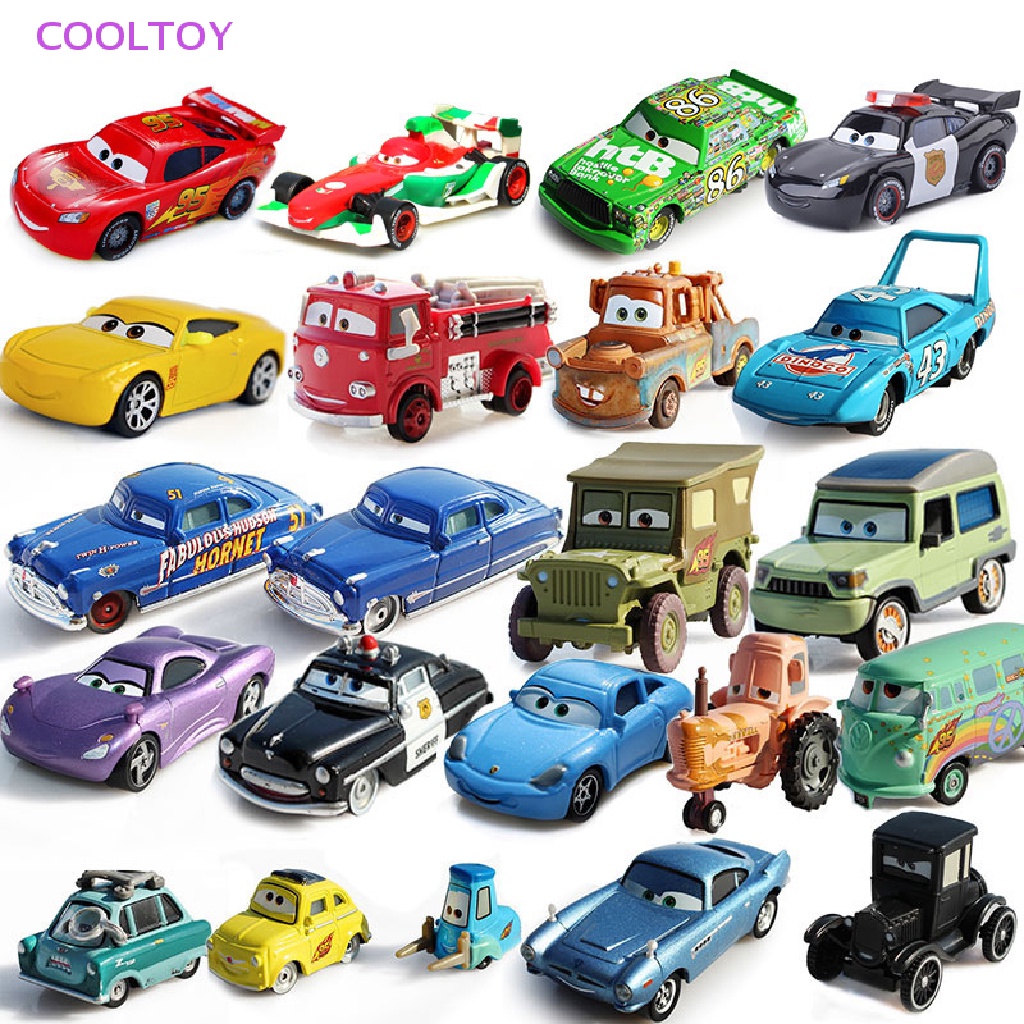 DISNEY Cooltoy 1 Mô Hình Đồ Chơi Xe Hơi Pixar Lightning Mc Queen Mater Fabulous Hudson Bằng Hợp Kim Kim Làm Quà Tặng Sinh Nhật Cho Bé Trai