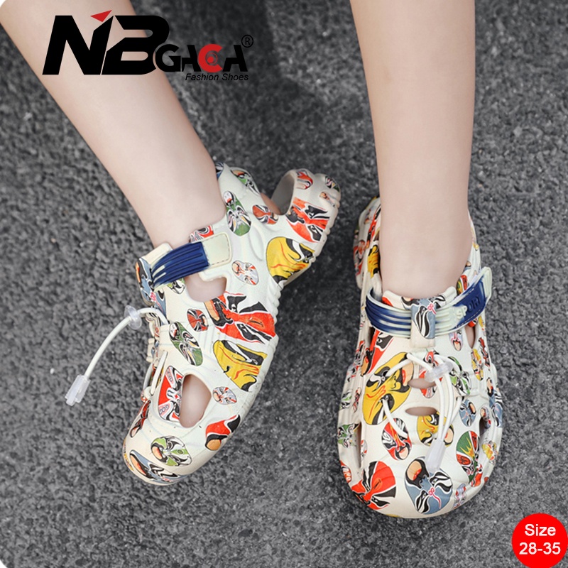 ✨Hàng Có Sẵn RAYA Đã Sẵn Sàng Hàng✨ Xăng đan Crocs Đi Biển Mùa Hè Tốc Độ Nhanh Khô Kích Thước 28-35 Cho Bé Trai Và Bé Gái