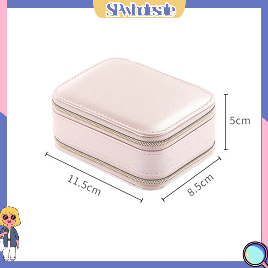 <SPwholesale> Hộp Đựng Trang Sức Bằng Da Giả Mini Thoải Mái