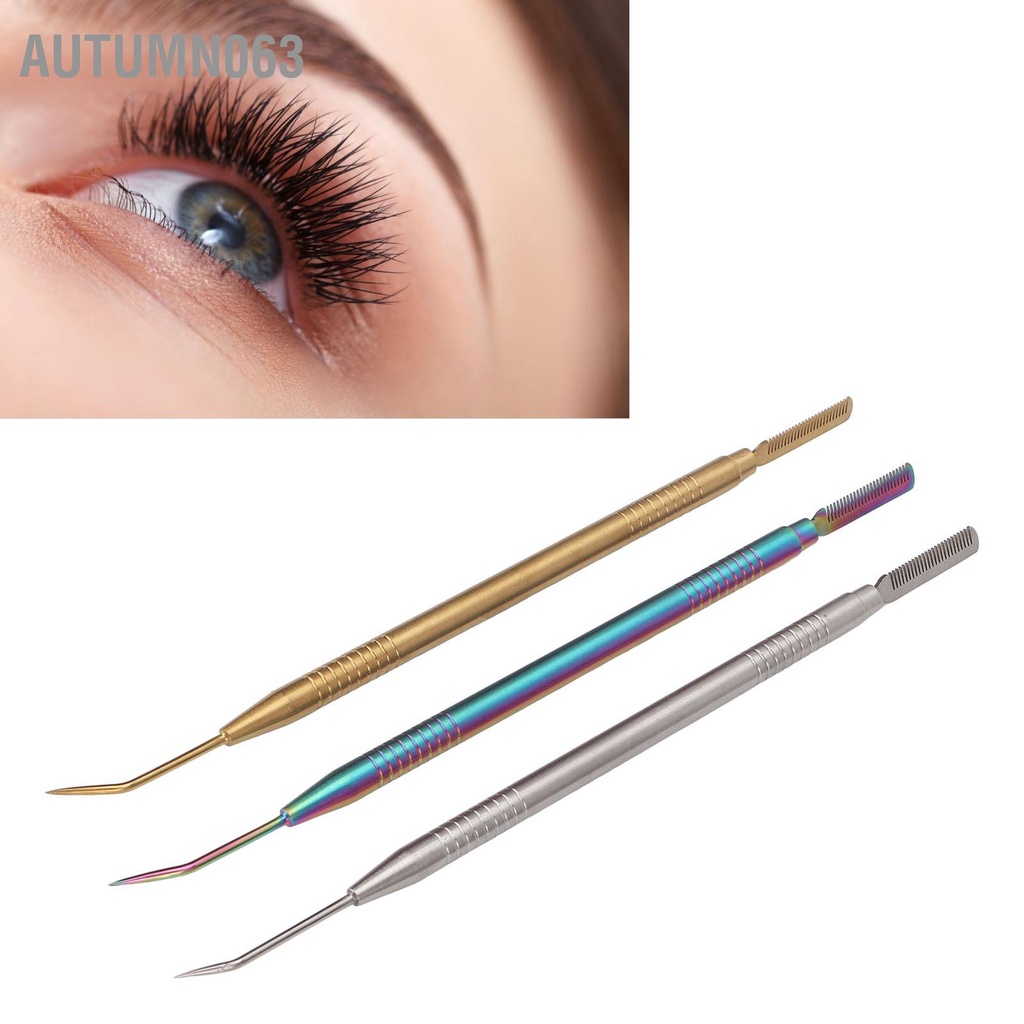 Autumn063 3 Chiếc Mi Nâng Dụng Cụ Uốn Chuyên Nghiệp Làn Lược Tóc Tinting Phần Mở Rộng Cung Cấp Màu Sắc Vàng Bạc