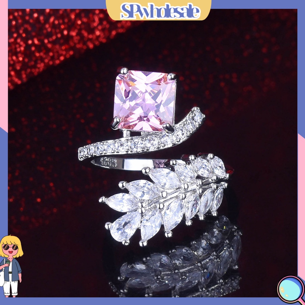 <SPwholesale> Nhẫn Hình Chiếc Lá Thời Trang Dành Cho Nữ