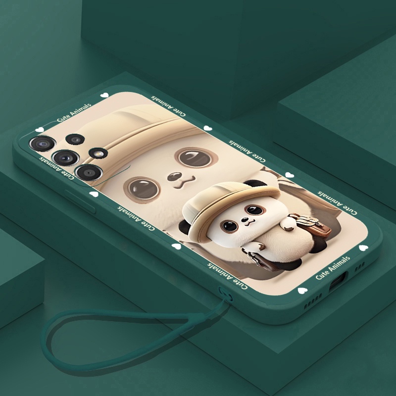 Ốp Điện Thoại Tpu Mềm Hình Gấu Trúc Cho Samsung Galaxy A53 A33 5G Note 10 Lite 10 Plus Note 20 20 Ultra M23 A23 A13 4G 5G