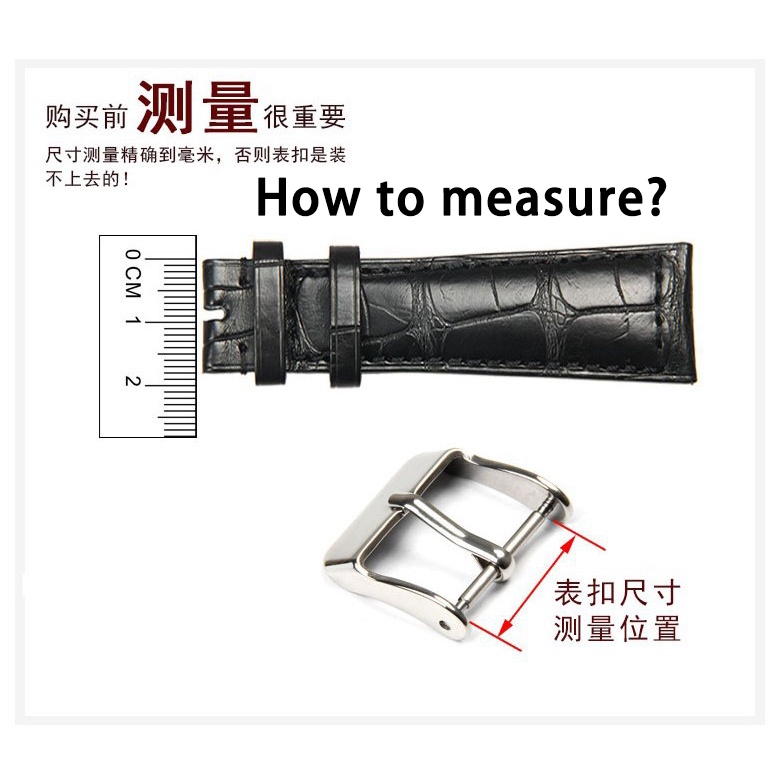 Khóa Gài Dây Đồng Hồ Bằng Thép Không Gỉ 316L 12mm 14mm 16mm 18mm 20mm 22mm 24mm Màu Vàng / Bạc / Đen