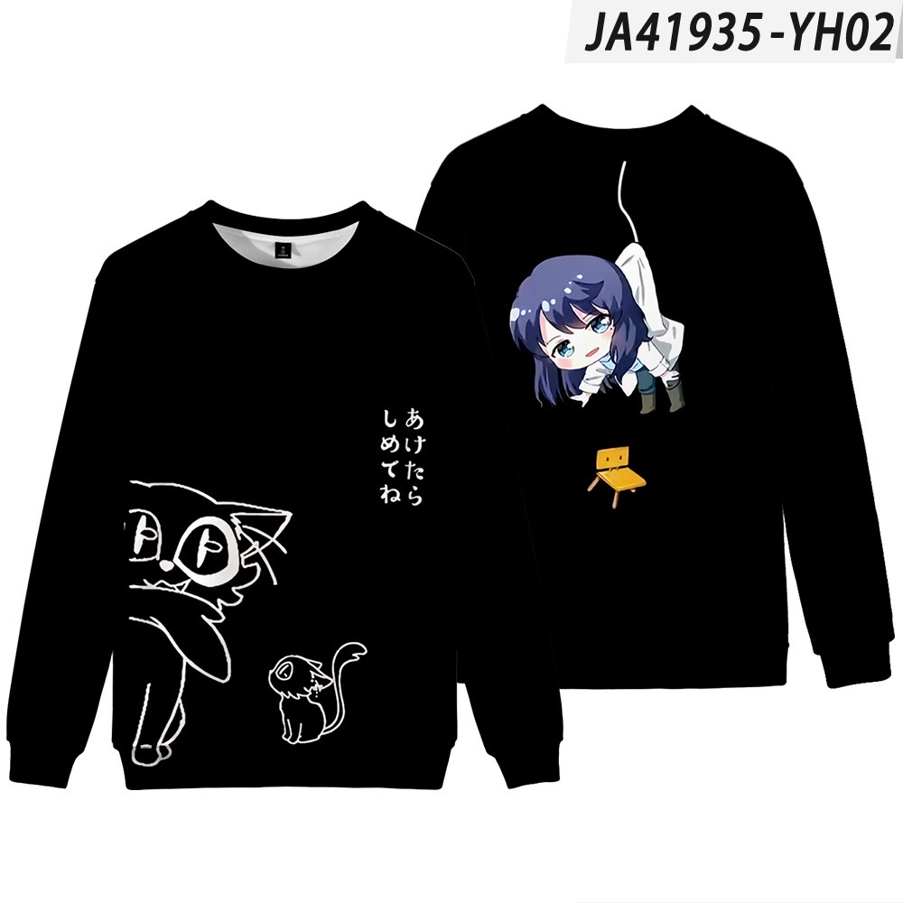 Áo Hoodie Tay Dài In Họa Tiết Anime 3D Thời Trang Cho Nam Và Nữ