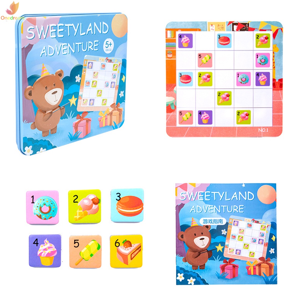 Bộ Đồ Chơi Sudoku Bằng Nam Châm Dành Cho Ba Mẹ Và Bé