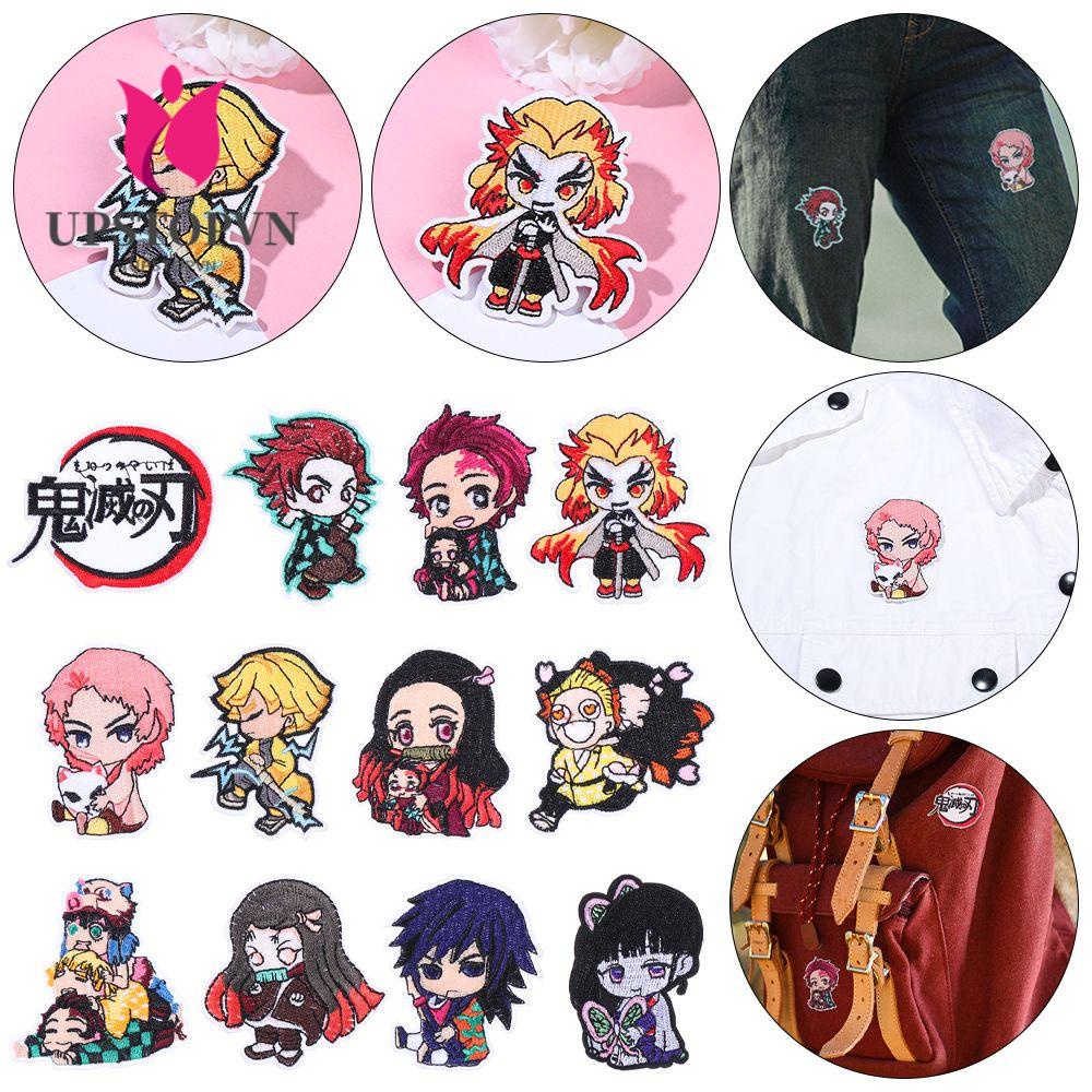 Sticker Ủi Thêu Hình Nhân Vật Anime Ngộ Nghĩnh