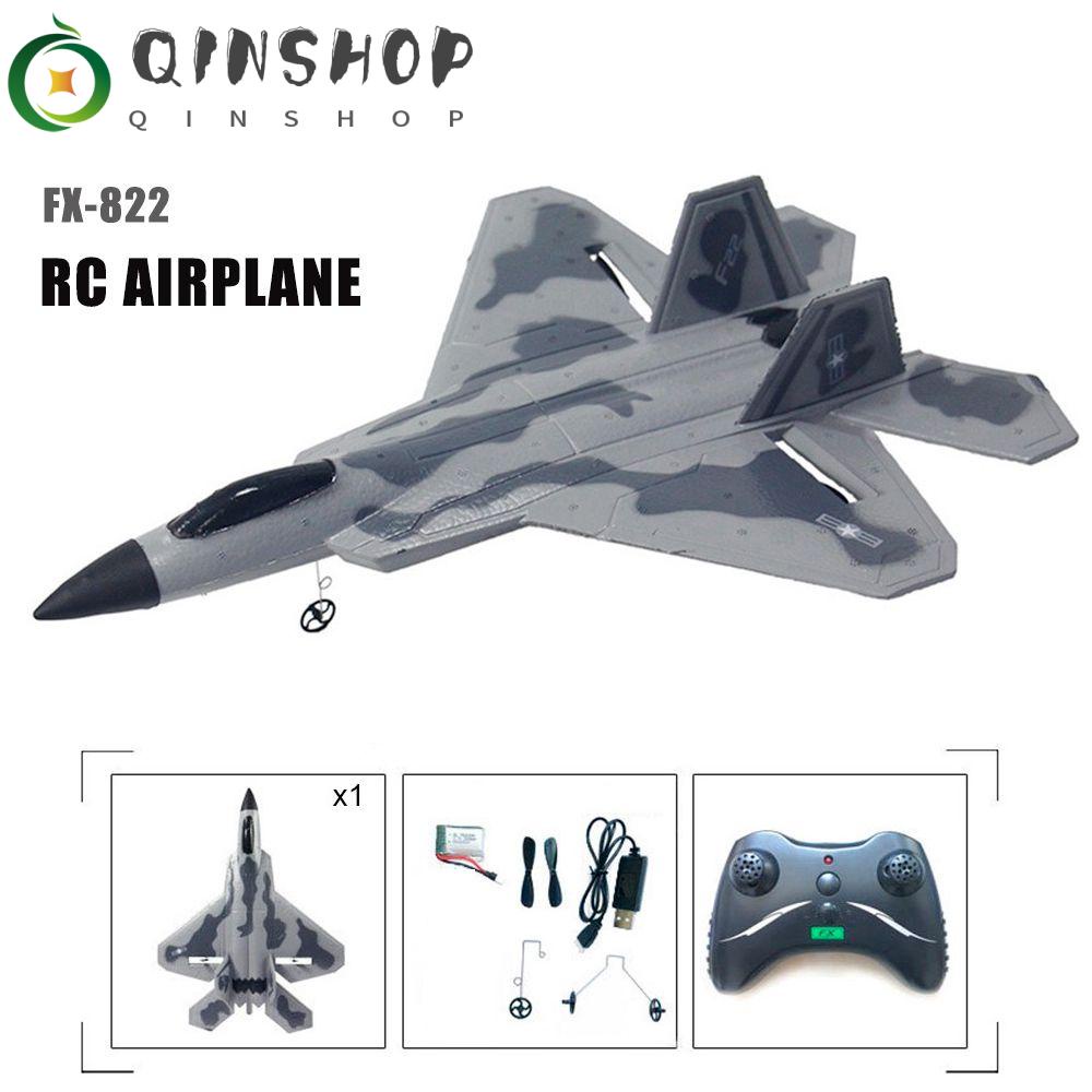 Máy Bay Đồ Chơi Điều Khiển Từ Xa FX822 F22 Raptor Tốc Độ Cao
