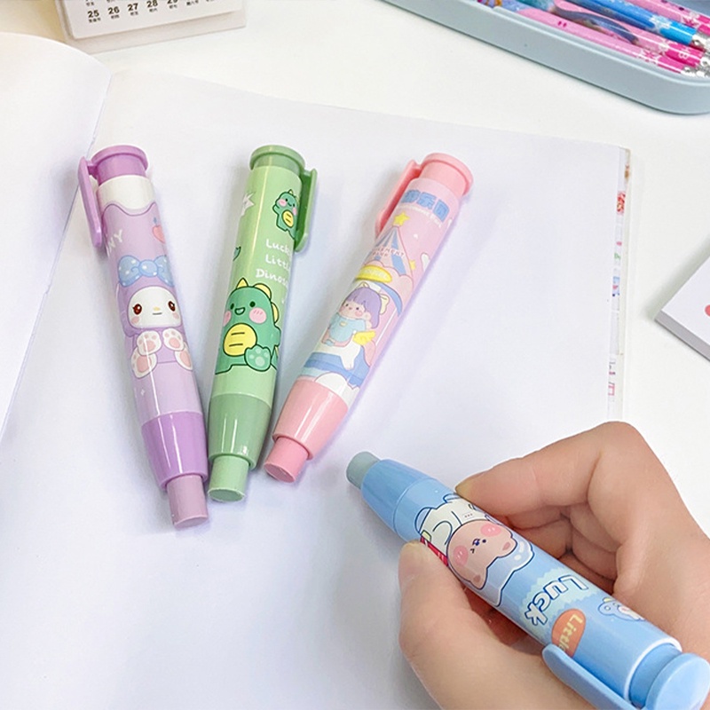Bộ 3 Cục Tẩy Hình Hoạt Hình Đáng Yêu