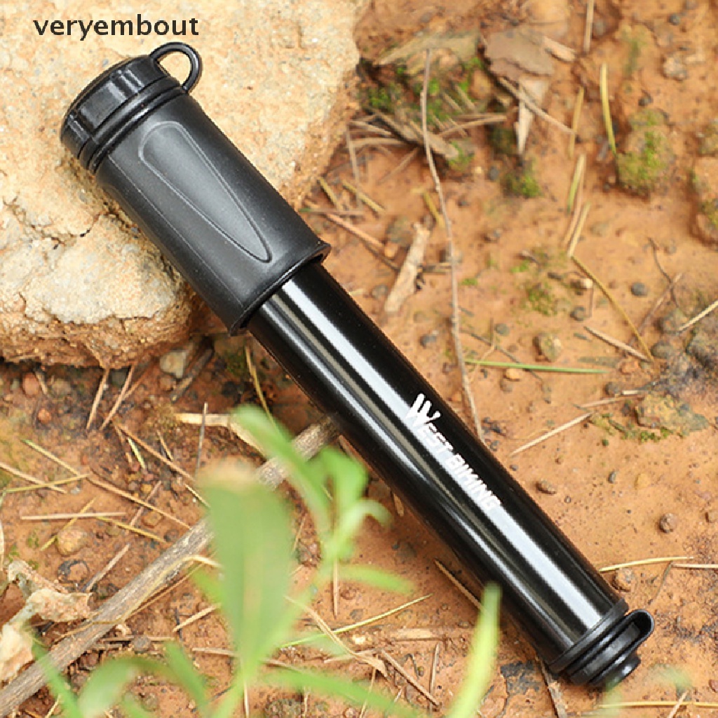 Bơm Xe Đạp Mini Cầm Tay 100Psi Chất Liệu Hợp Kim Nhôm