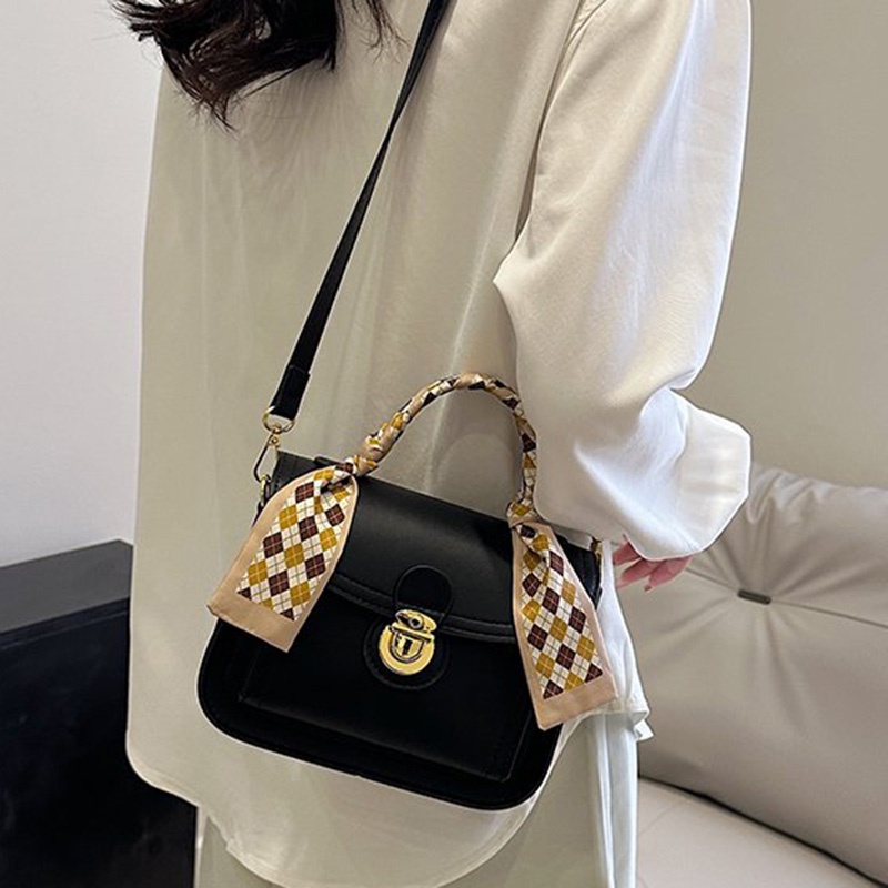 Ielgycommuter Túi Xách Đeo Vai Một Vai Cầm Tay Bằng Lụa Phong Cách Hàn Quốc Đơn Giản Dễ Phối Đồ Cho Nữ