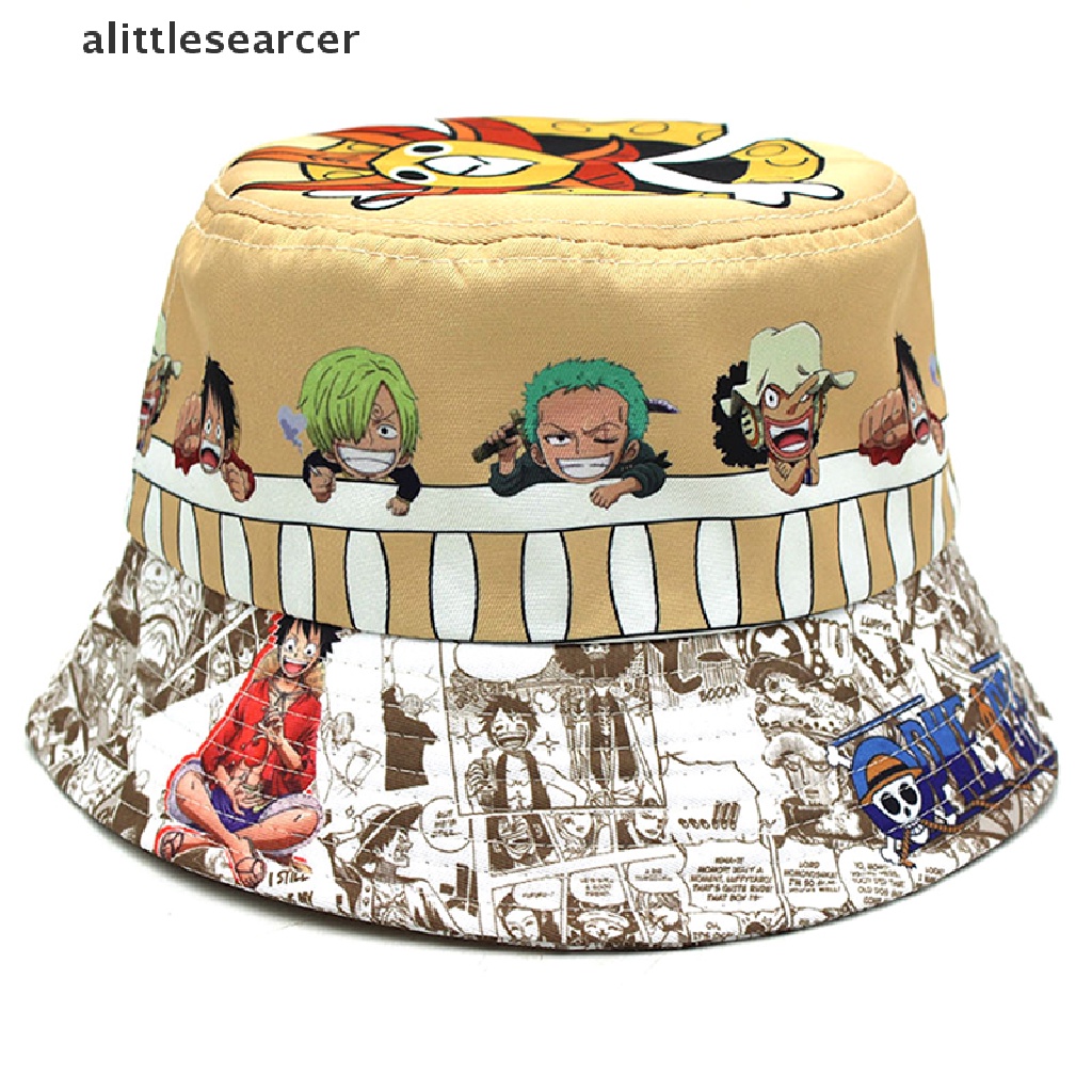 Nón Tai Bèo Chống Nắng In Họa Tiết Hoạt Hình One Piece Thời Trang Cho Nam Và Nữ