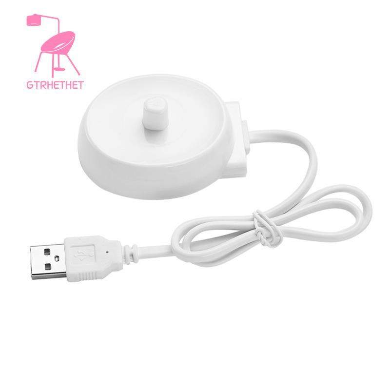 Đế Sạc Bàn Chải Đánh Răng Điện USB 3757 Cho Braun Oral B P2000P4000P6000P7000D10D12D16D20D34