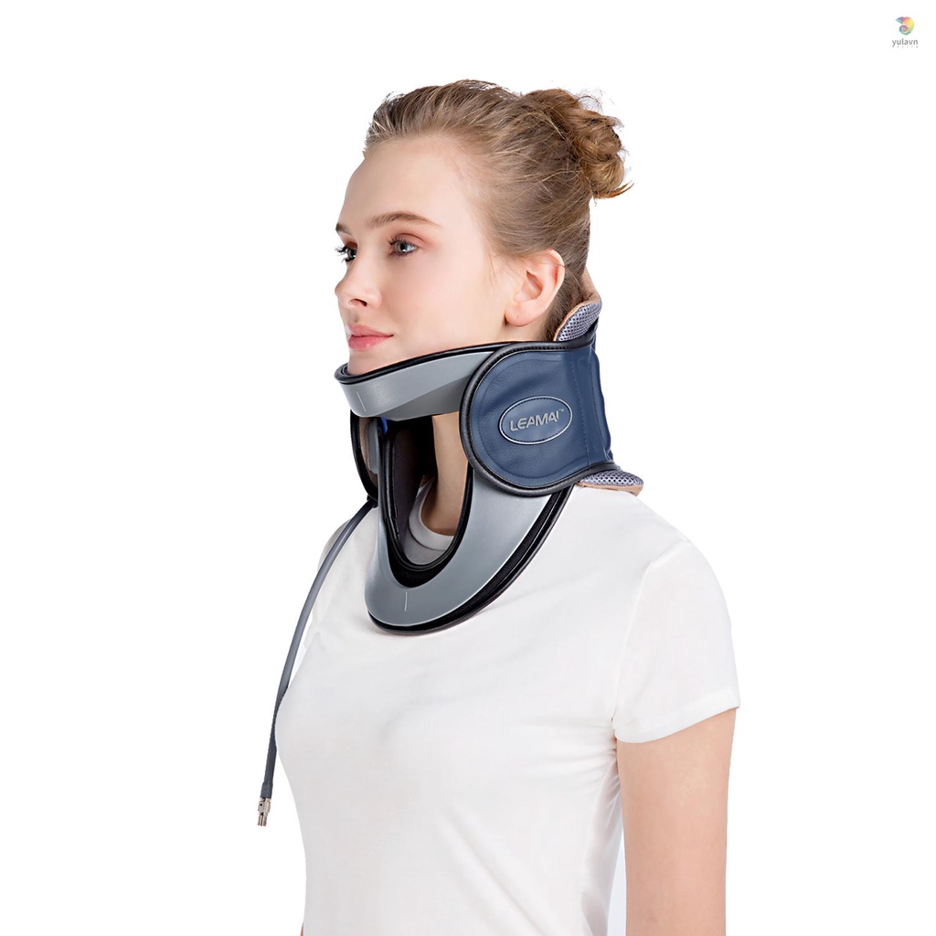 Yula) Thiết Bị Kéo Căng Cổ Bơm Hơi Y Tế LEAMAI Hỗ Trợ Giảm Đau Cổ Và Hỗ Trợ Ở Nhà / Văn Phòng Trên Đường Đi