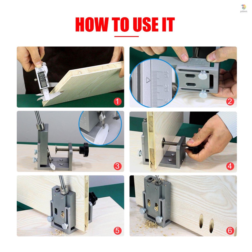 Bộ Dụng Cụ Định Vị Lỗ Khoan 15 Độ Bằng Hợp Kim Nhôm Chuyên Dụng