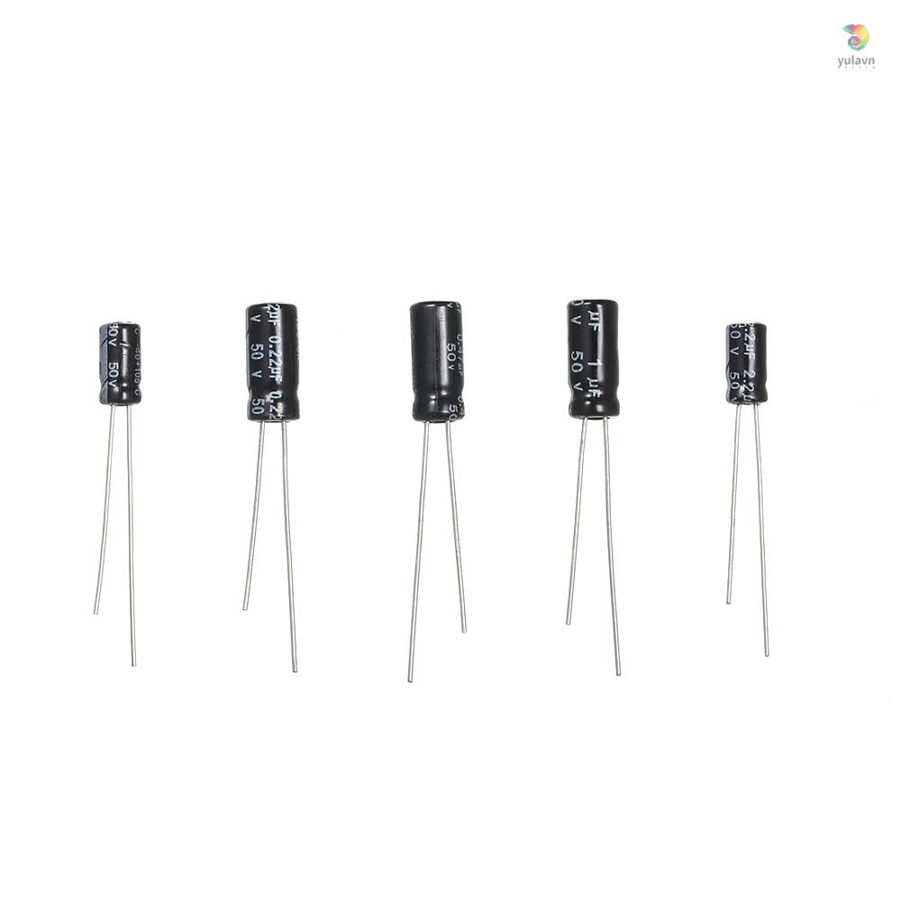 Bộ 200 Tụ Điện Phân Cực 15Values Kèm Hộp Đựng