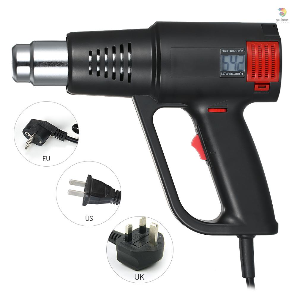 Súng Bắn Nhiệt Kỹ Thuật Số LCD 2000W Chất Lượng Cao