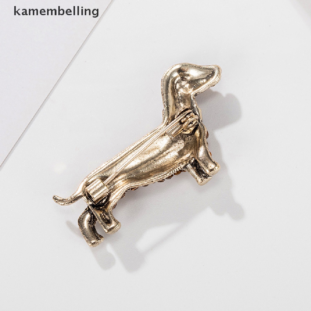 Trâm Cài Áo Hình Cún Đính Đá Thời Trang Cho Nam Nữ