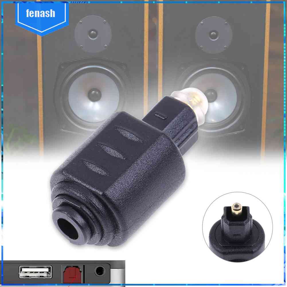 Đầu Chuyển Đổi Âm Thanh Toslink Male Sang Mini 3.5mm Female Không Tín Hiệu