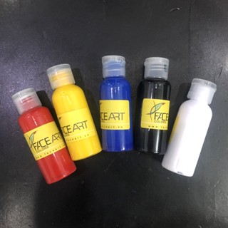 Màu Vẽ Makeup - Màu vẽ mặt CHỐNG NƯỚC / CHỐNG MỒ HÔI hoá trang hallowen đủ màu Đỏ / trắng / Đen / Xanh Dương / Vàng