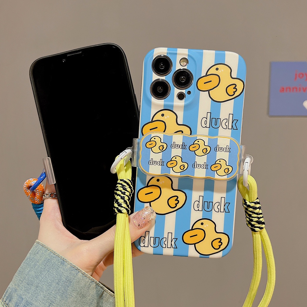 Ốp Điện Thoại TPU Dẻo Họa Tiết Hoạt Hình Chú Gấu Kèm Kẹp Chống Rơi Cho iphone 12 14 13 11 Pro Max