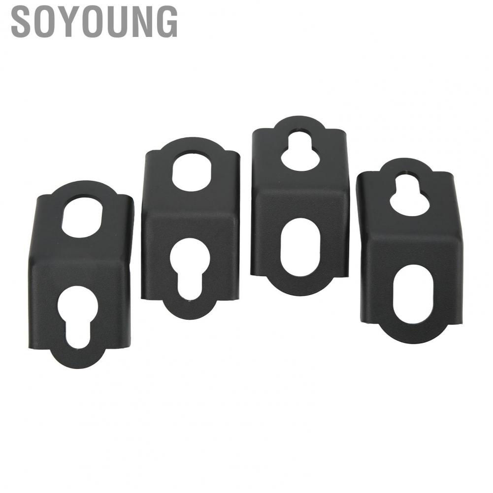 Soyoung Tie Down Brackets Hooks  Durable 4 Pcs Anchors Bracket Strong Bearing Capacity Heavy Duty for UTV