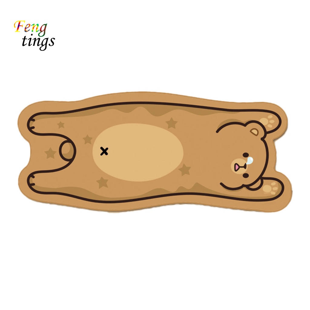 Tấm Lót Chuột Máy Tính Bằng Cao Su PC Chống Trượt In Họa Tiết Hoạt Hình Động Vật Dễ Thương Tiện Dụng Cho Văn Phòng