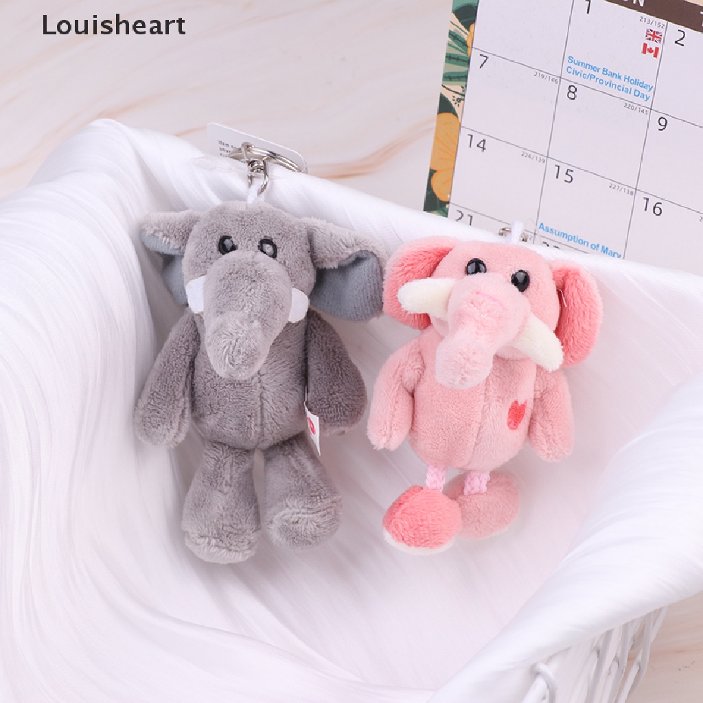 Louisheart Móc Khóa Hình Chú Voi Nhồi Bông Đáng Yêu