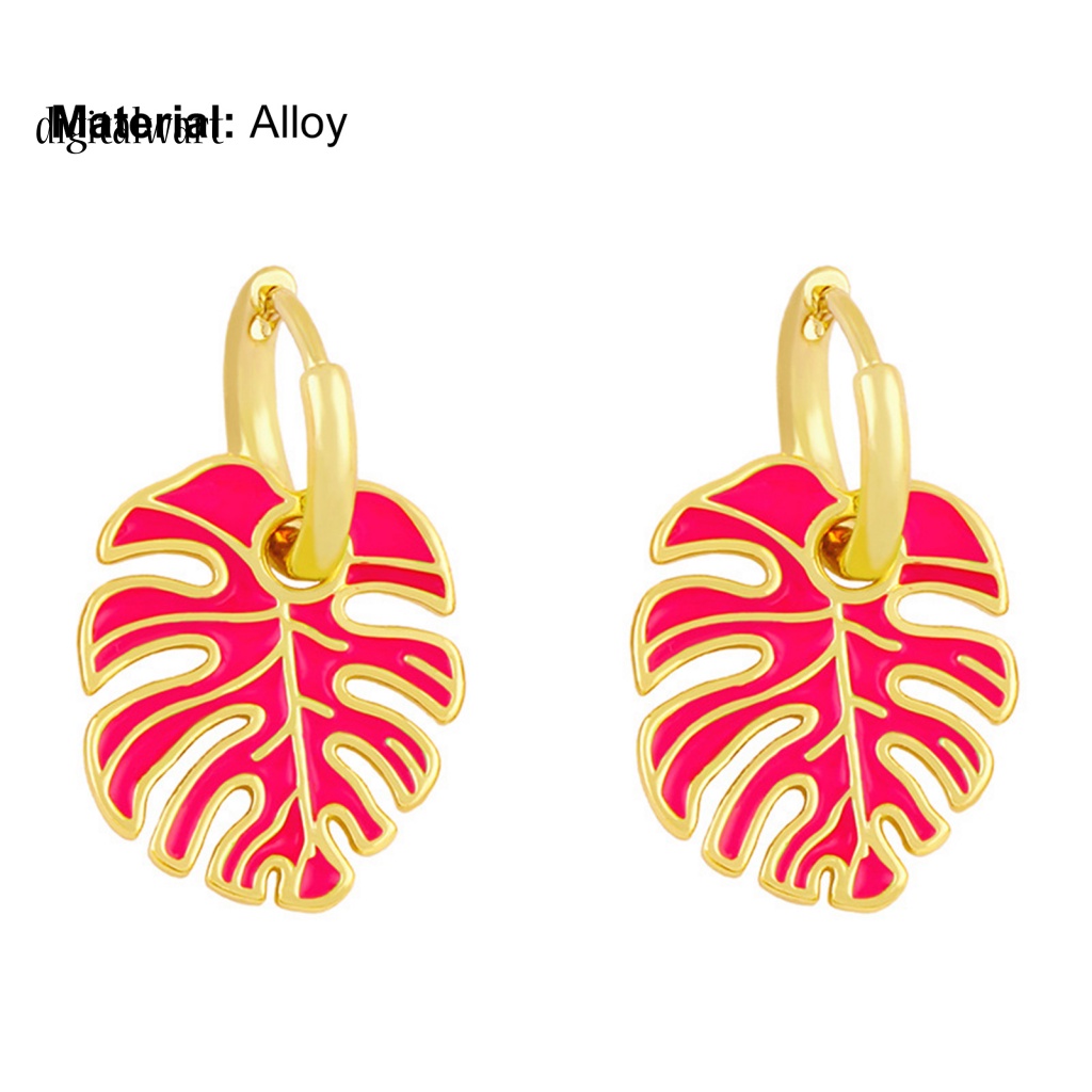 Kỹ Thuật Số| 1 Đôi Bông Tai Hình Chiếc Lá Phong Cách Bohemia Cổ Điển