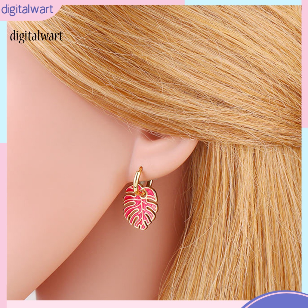 Kỹ Thuật Số| 1 Đôi Bông Tai Hình Chiếc Lá Phong Cách Bohemia Cổ Điển