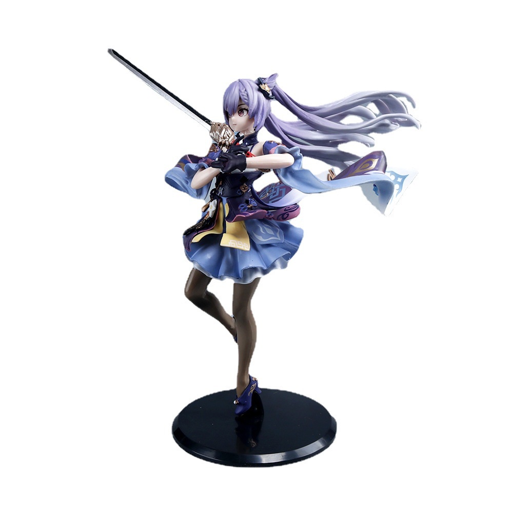 Mô Hình Đồ Chơi Nhân Vật Genshin Va Chạm Keqing Peripheral