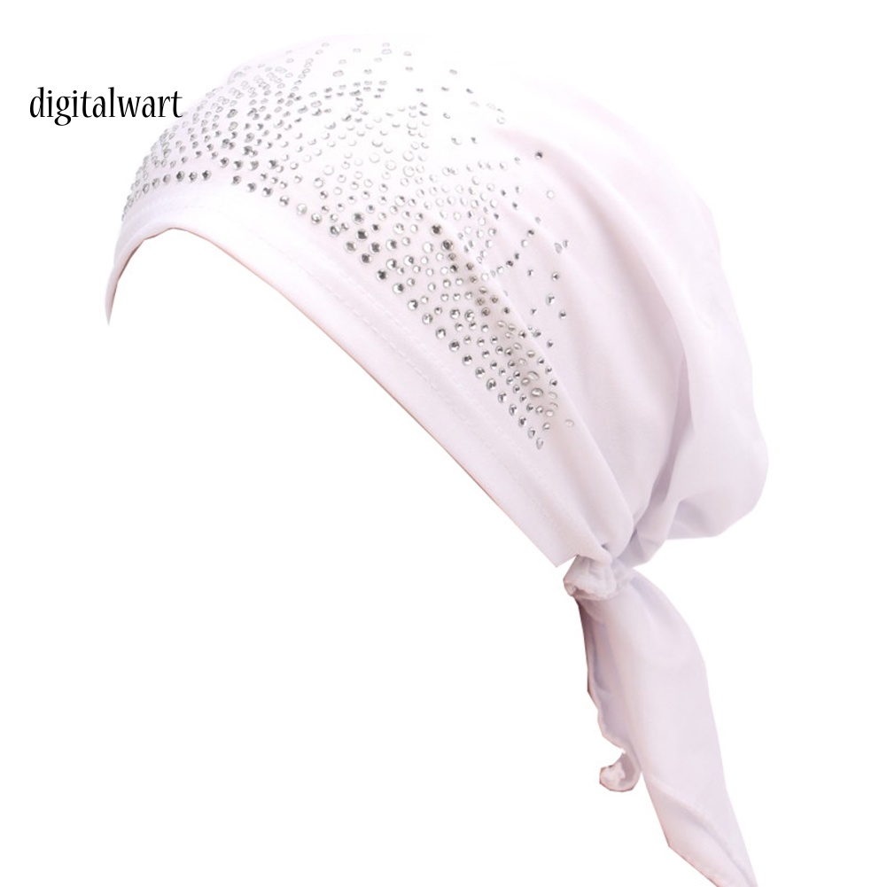 Kỹ Thuật Số| Mũ Trùm Đầu Mềm Đính Đá Thời Trang Dành Cho Nữ