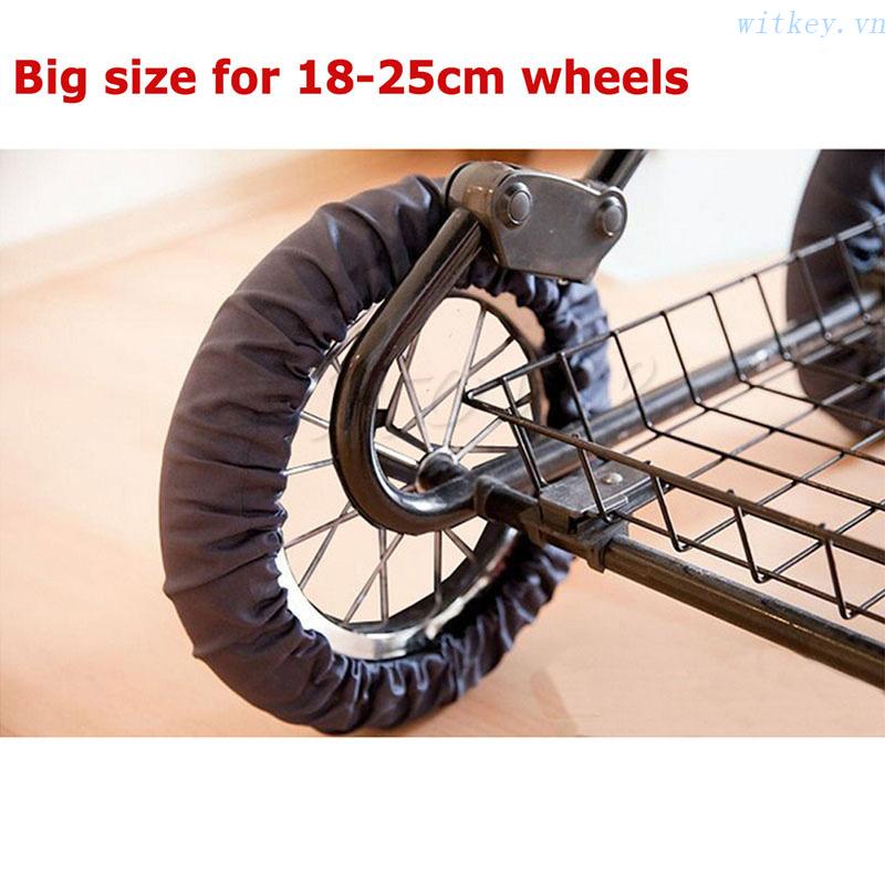 Bộ 2 Vỏ Bọc Xe Đẩy Em Bé Màu Đen Chống Bụi Bẩn Tiện Dụng