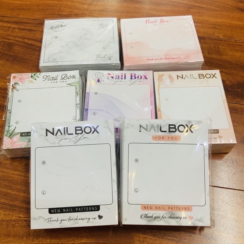 Bìa dán nailbox 2 mặt