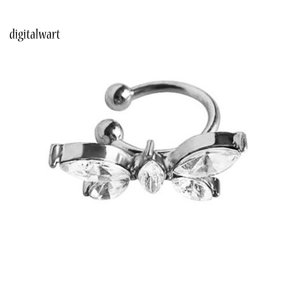 Kỹ Thuật Số| 1 Đôi Bông Tai Hình Bướm Đính Đá Zircon Phong Cách Nhật Bản Dành Cho Nữ