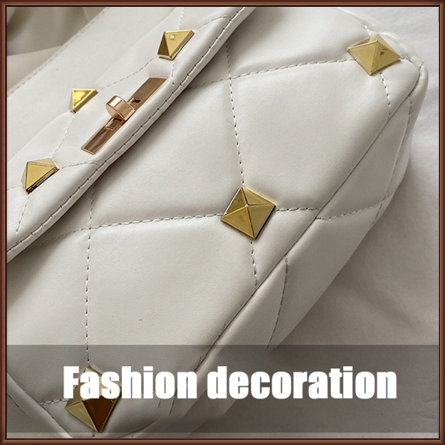 Túi Đeo Chéo Giả Da Đính Đinh Tán Thời Trang Dành Cho Nữ