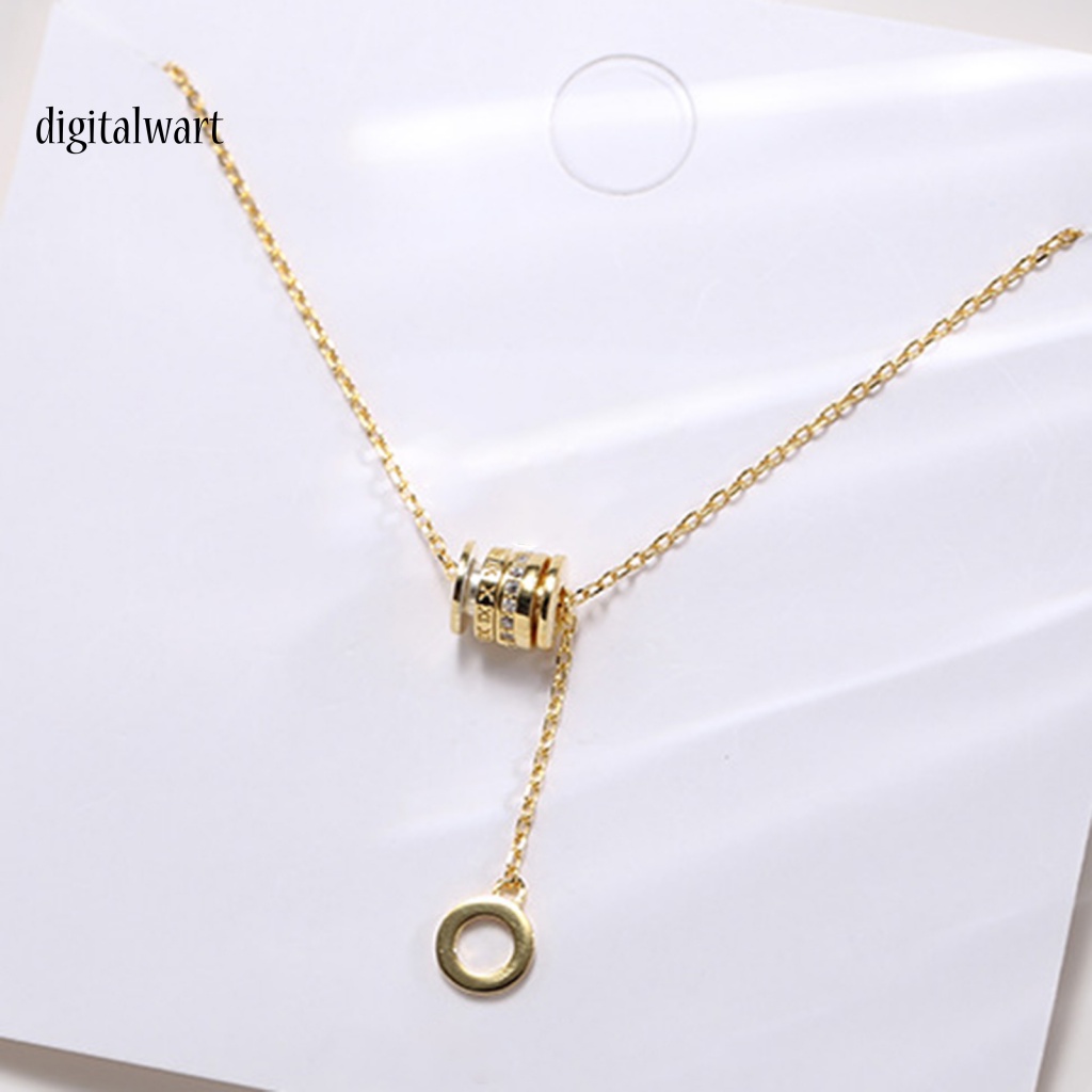 Kỹ Thuật Số| Vòng cổ Mạ Bạc Hình Trụ Thân Thiện Với Làn Da