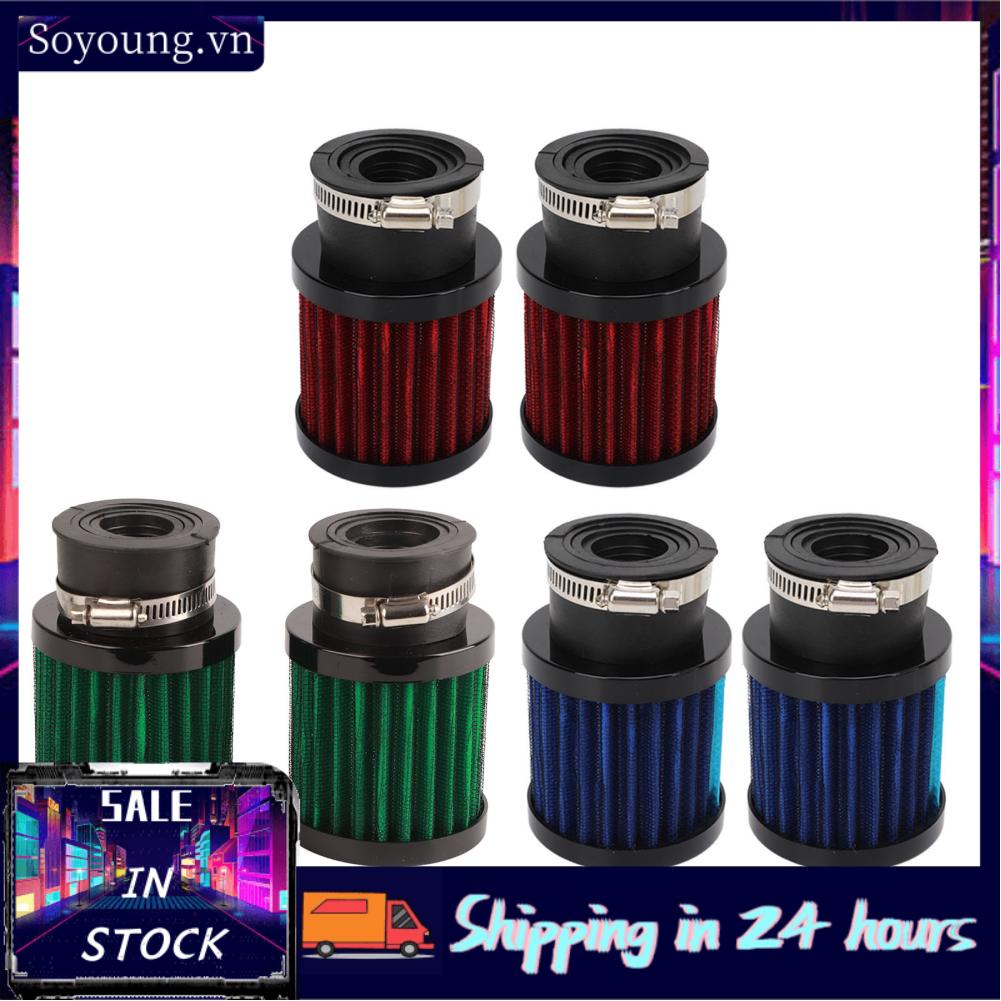 Soyoung Air Filter  2pcs Improve Throttle Response ATV Cleaner Universal for 50cc 70cc 90cc 125cc Scooter Dirt Bike