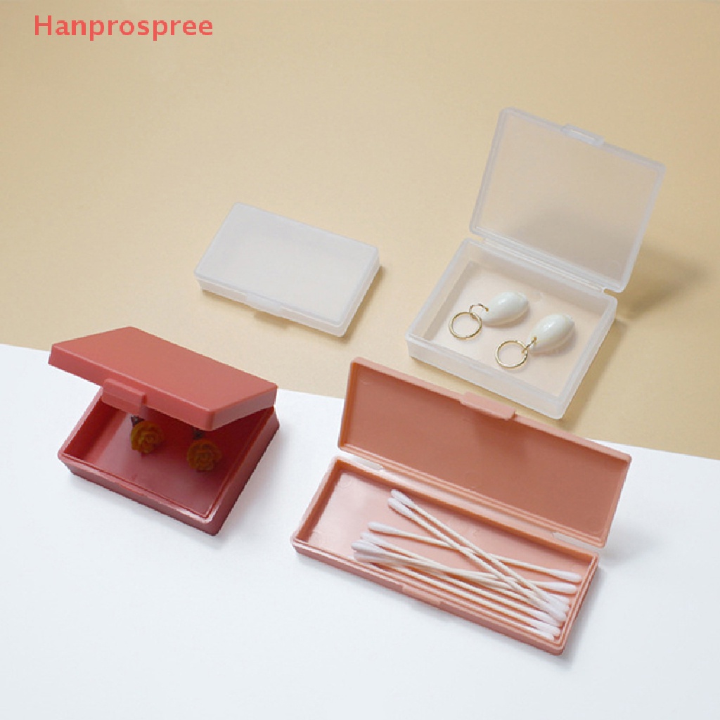 Hanprospree > Hộp Đựng Tăm Bông / Kềm Cắt Móng Tay Mini Chống Bụi Tốt