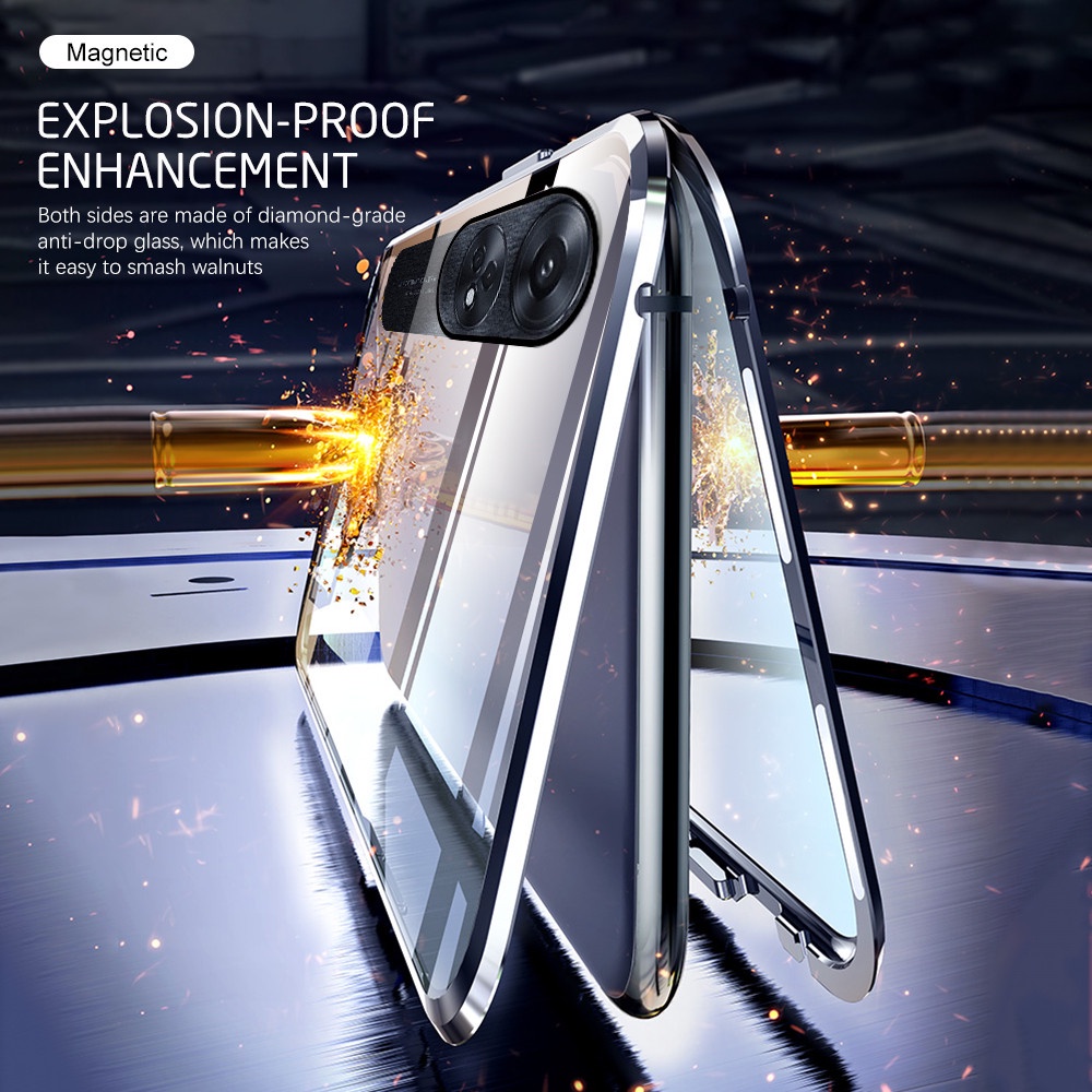 Ốp Lưng Kính Cường Lực Hai Mặt Cho Oppo Reno8 T 4G Reno8T CPH2481 Reno 8T 5G