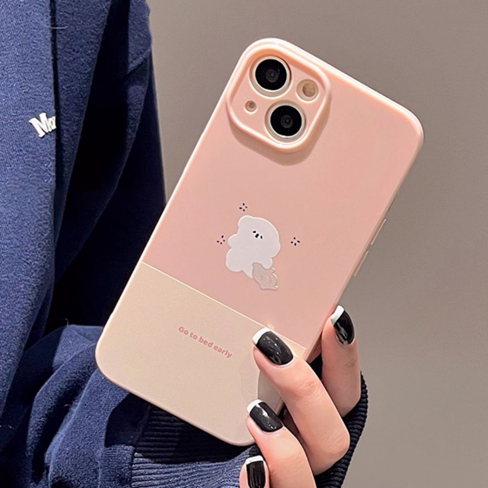Ốp Điện Thoại TPU Dẻo Họa Tiết Hoạt Hình Chú Thỏ / Cún Cưng Dễ Thương Cho IPhone 11 12 13 14 Pro Max